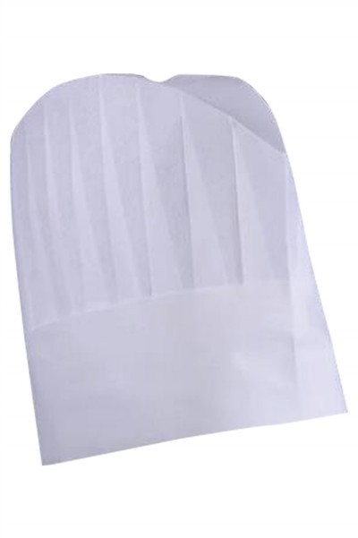 CHFH-013 customized disposable children's chef hat design non-woven chef hat chef hat center 20 PCs/bag front view